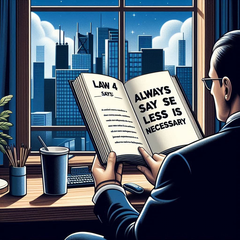 O Poder da Economia de Palavras: Diga Menos que Necessário O Poder da Economia de Palavras Diga Menos do que o Necessário