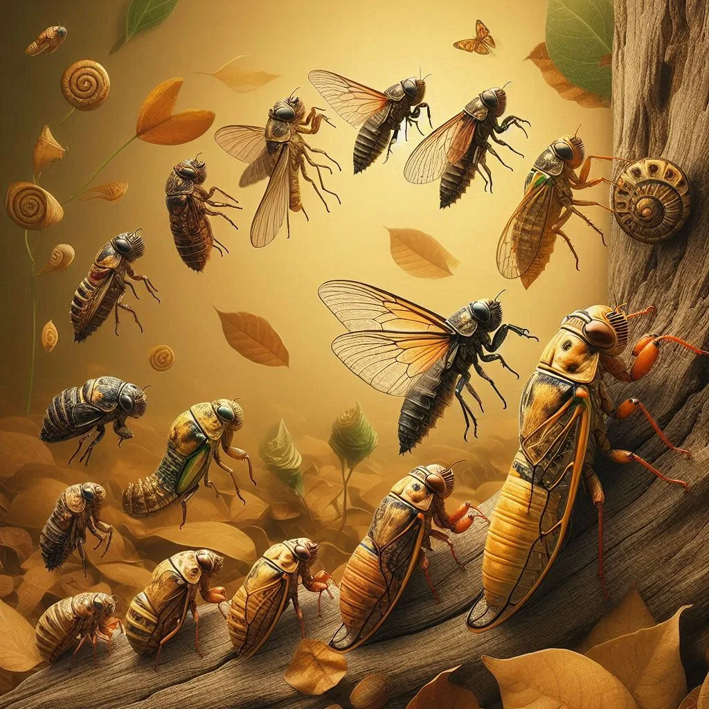 A Fascinante Jornada do Ciclo de Vida das Cigarras | Natureza