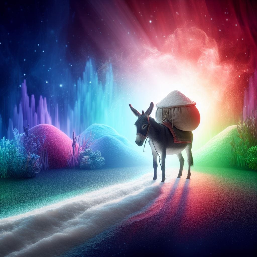 O Burro e a Carga de Sal