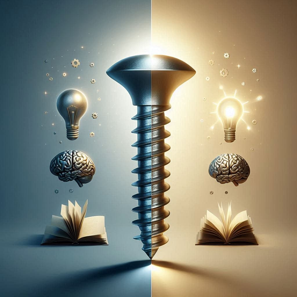 Por Que Seu Conhecimento Vale Menos Que um Parafuso Invisível?