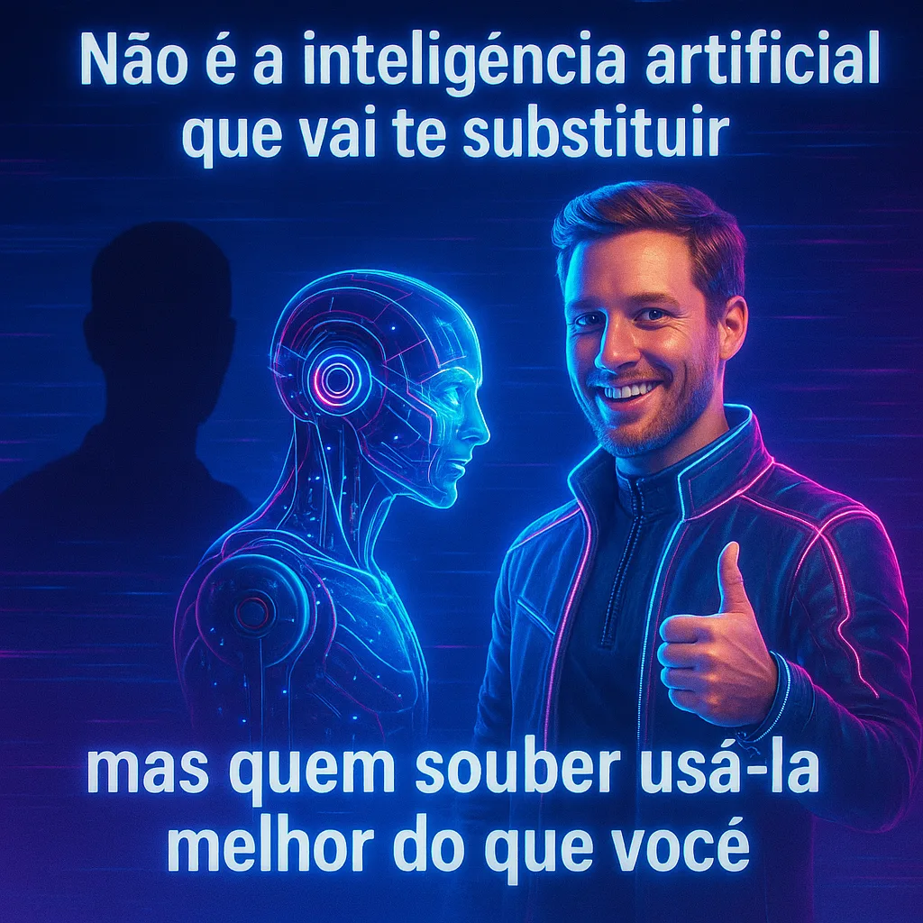 Não é a inteligência artificial que vai te substituir, mas quem souber usá-la melhor do que você.
