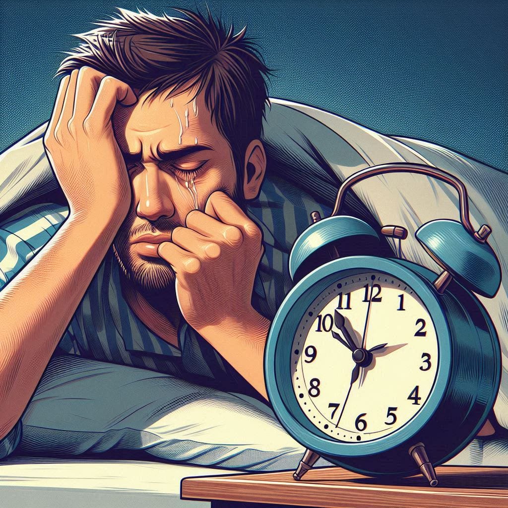 Você Também Odeia Segunda-Feira? Descubra o Motivo Científico Pessoa olhando para o despertador na cama com expressão de frustração ou cansaço, ele odeia segunda-feira