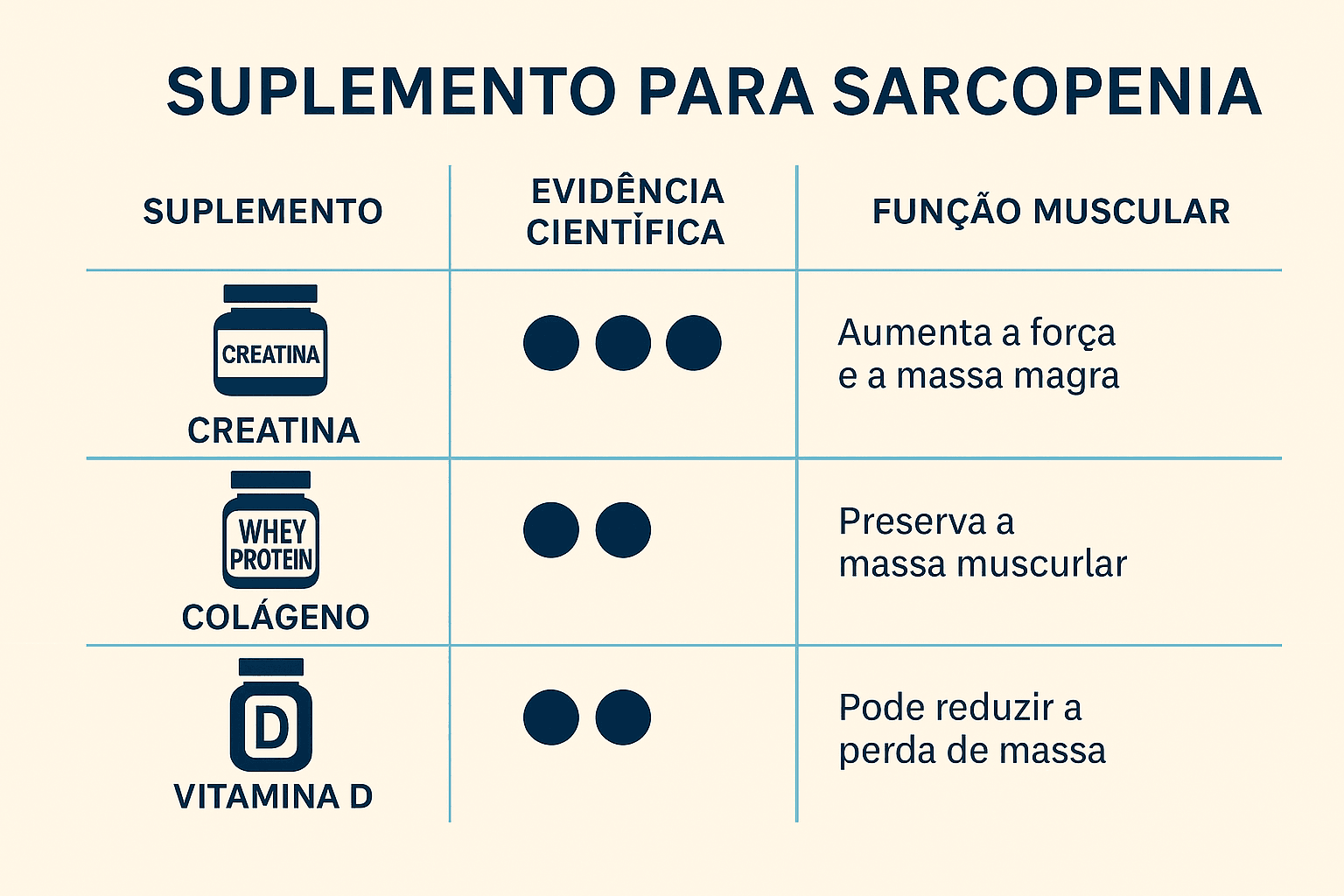 ð Suplementos Para Sarcopenia: Funcionam Ou É Só Marketing? infográfico: Sarcopenia vs Suplementos