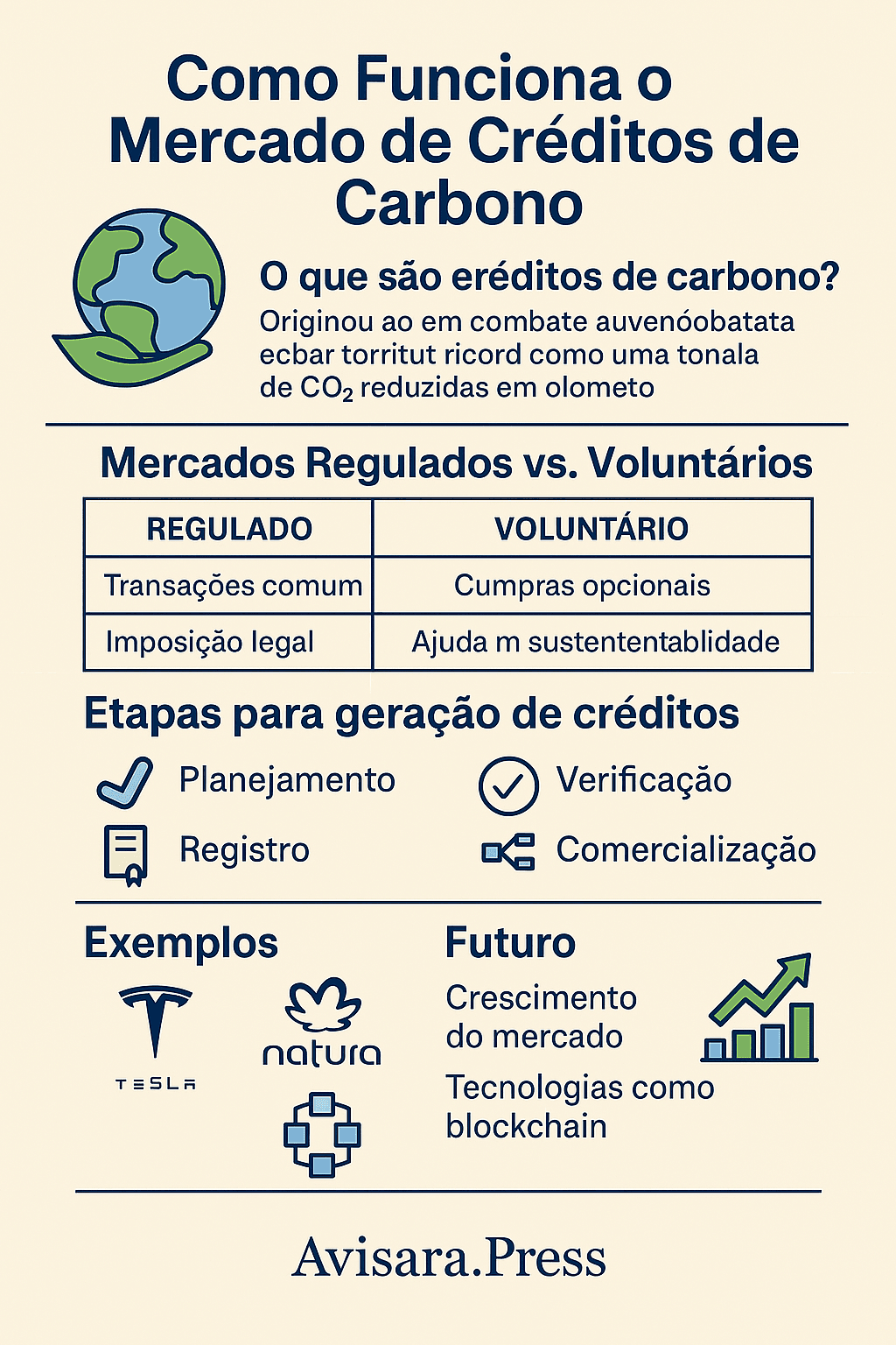 Mercado de Créditos de Carbono: Como Funciona? Infográfico - Como Funciona o Mercado de Créditos de Carbono