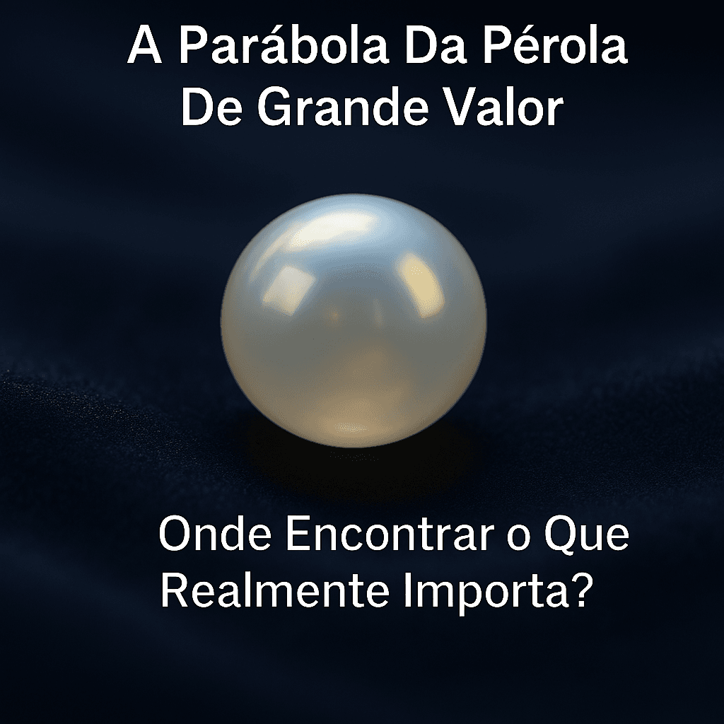 A Parábola da Pérola de Valor: Onde Encontrar o Que Importa? A Parábola da Pérola de Grande Valor: Onde Encontrar o Que Realmente Importa