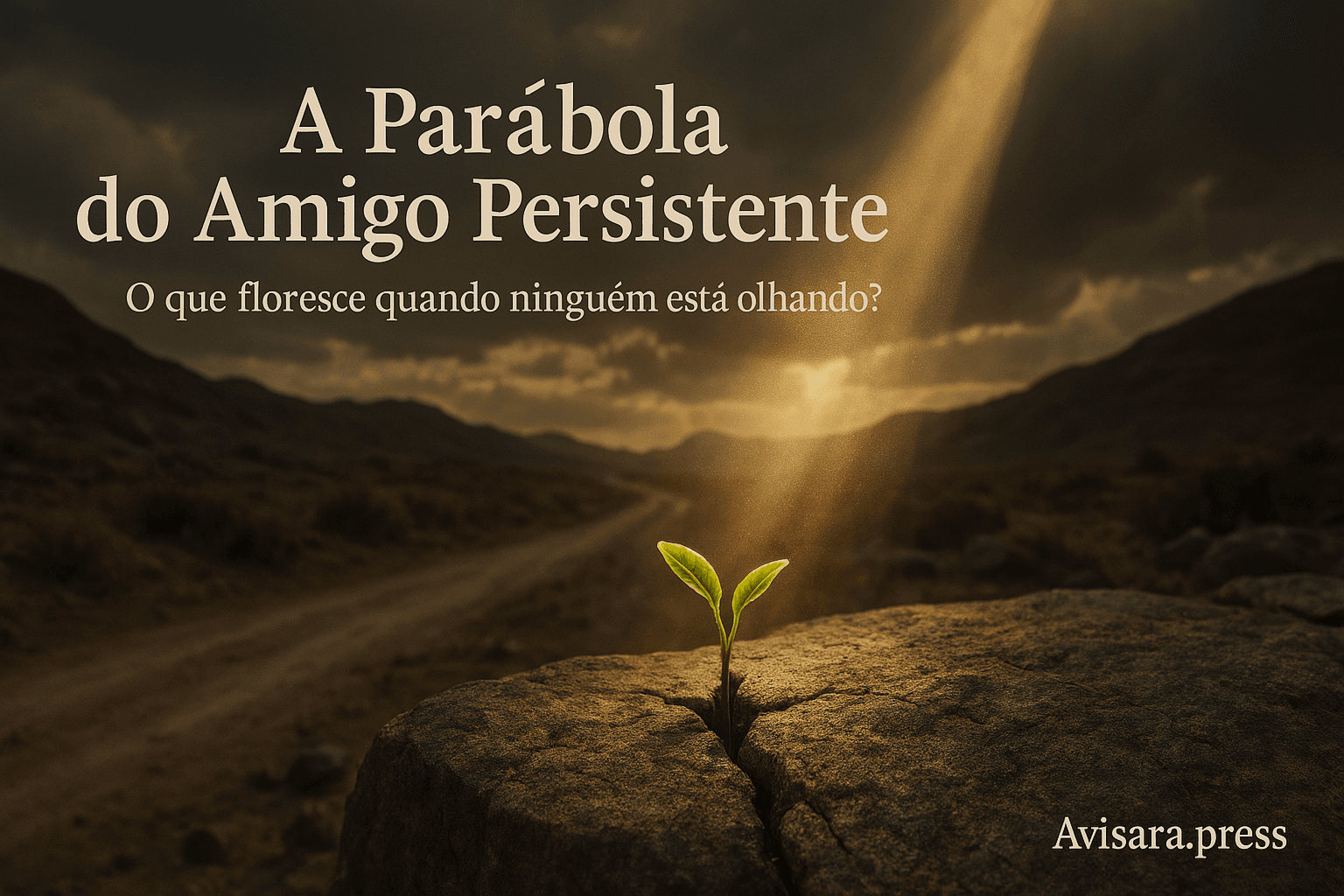 A Parábola do Amigo: Fé Que Persiste e Conquista Sonhos A Parábola do Amigo Persistente