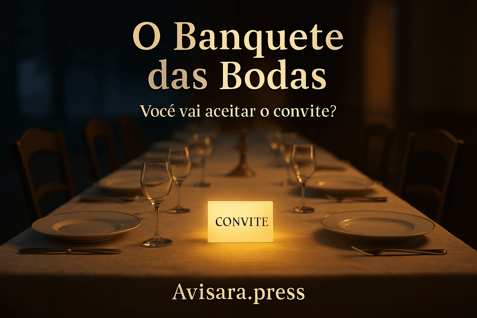 A Parábola do Banquete: Por Que Recusamos a Maior Festa da Vida? A Parábola do Banquete