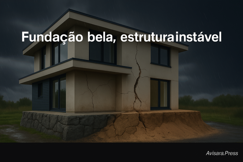 Construção na Rocha: Estabilidade e Propósito em Sua Vida Construção na Rocha: Fundação bela, estrutura instável
