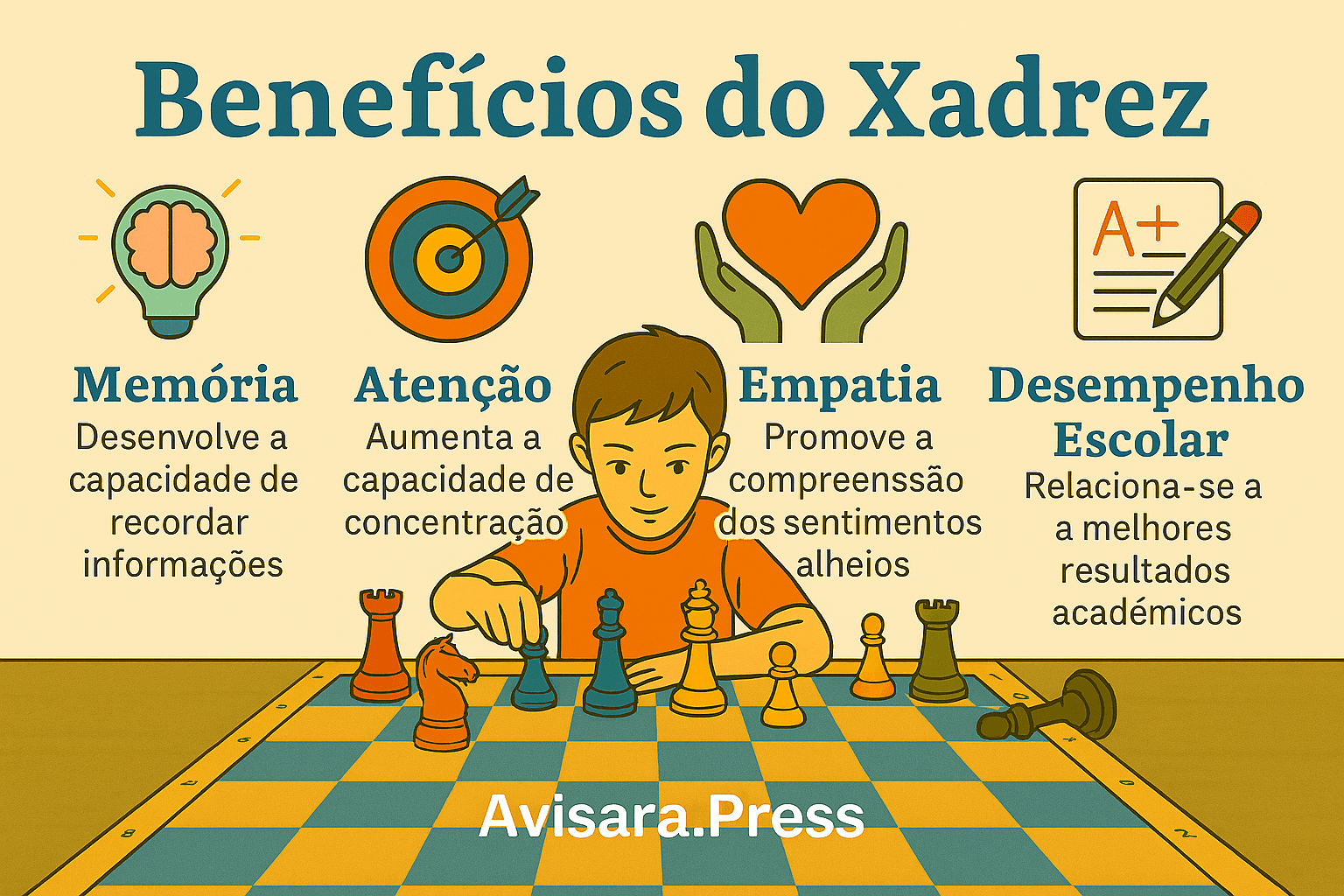 ♟️ Como Ensinar Xadrez para Crianças de Forma Divertida e Educativa Benefícios do Xadrez para Crianças