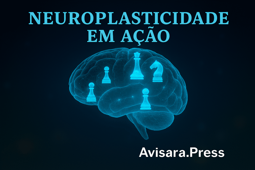 Neuroplasticidade e Xadrez: Como o Cérebro Muda Jogando Neuroplasticidade em Ação: Áreas cerebrais ativadas pelo xadrez.